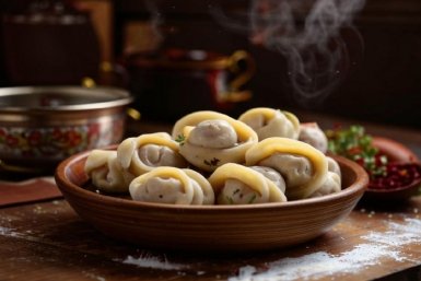 Пельмени для осиной талии: вкусно, а главное без вреда для фигуры ИИ &quotКандинский&quot (18+)
